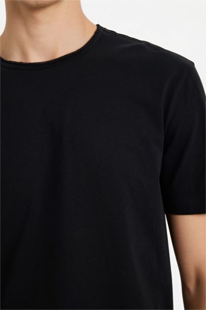 تيشيرت تقيل قصة عادية بياخة مستديرة