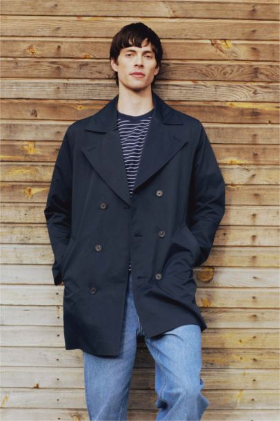 Slim Fit Dar Kesim Astarlı Düğmeli Cepli Kemerli Mevsimlik Baharlık Trençkot