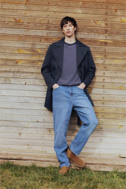 Slim Fit Dar Kesim Astarlı Düğmeli Cepli Kemerli Mevsimlik Baharlık Trençkot