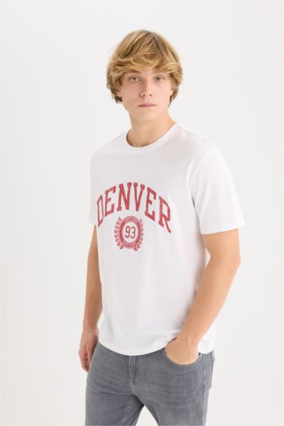 Regular Fit Crew Neck Short Sleeve T-Shirt