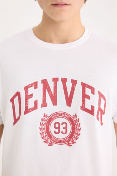 Regular Fit Crew Neck Short Sleeve T-Shirt