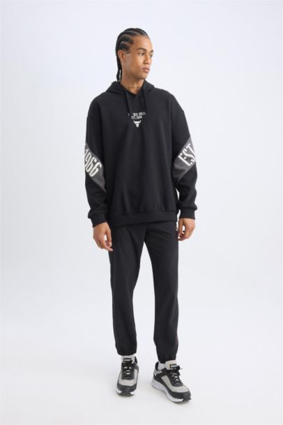 Jogger Eşofman Altı NBA Chicago Bulls Slim Fit Dar Kesim Cepli Lastikli Paça