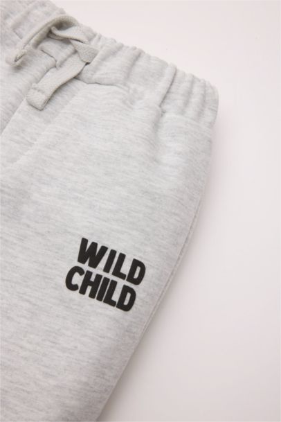 Pantalon de survêtement imprimé à taille élastique pour Bébé Garçon