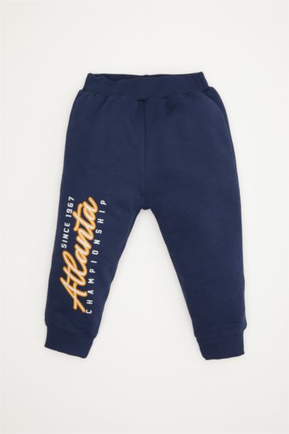 Baby Boy Printed Hooded Sweatshirt Jogger Sweatpants 2 Piece Set