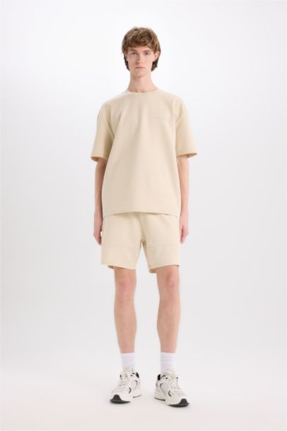 تيشيرت نص كم تقيل اوفر سايز مطبوع