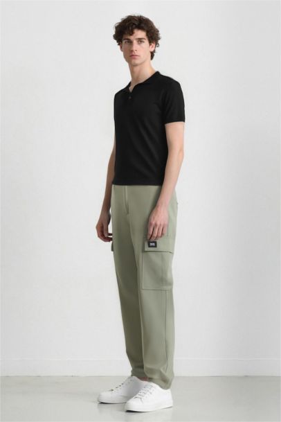 Летние брюки Relax Fit свободного кроя с карманами, карго и прямыми штанинами