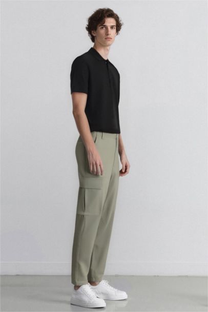 Летние брюки Relax Fit свободного кроя с карманами, карго и прямыми штанинами