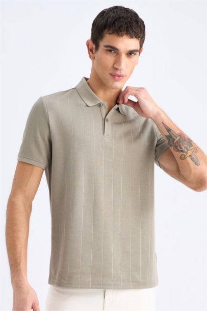 New Regular Fit Polo Collar Polo T-Shirt