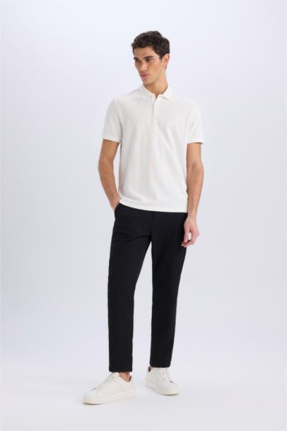 تيشيرت بولو قصة عادية برقبة بولو