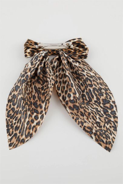 Woman Leopard Pattern Hair Clip