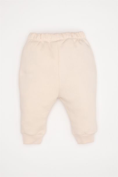 Baby Girl Regular Fit Elastic Waist Leg Floral Sweatpants