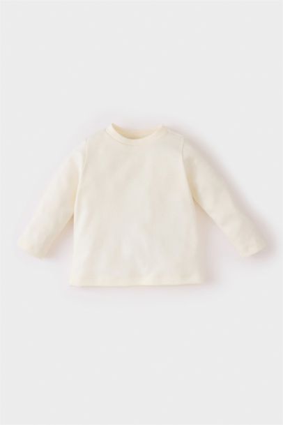 Ensemble pour bébé fille : Body à col rond et salopette en velours côtelé à pois