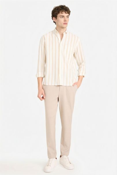 Рубашка в полоску из 100% хлопка