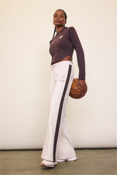 DeFactoFit NBA Chicago Bulls Wide Leg Standard Length Sweatpants