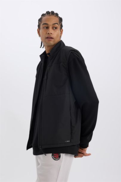 يلك منسوج قصة عادية من DeFactoFit