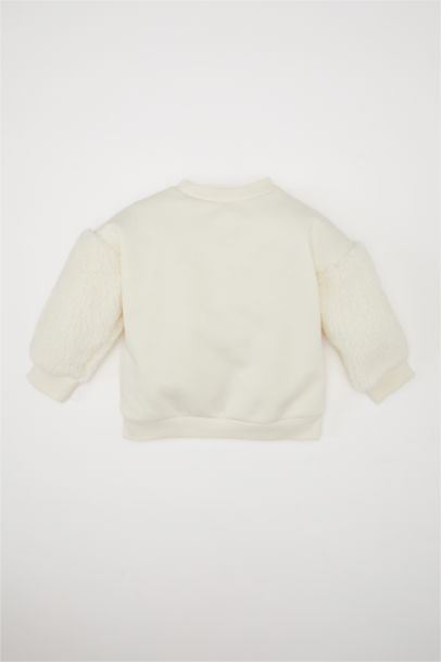 Sweat-shirt à Coupe Régulière et Col rond à imprimé Animal