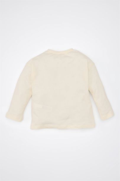 Сәби Қыз велосипед мойыны слоган ұзын жеңді Ұзын жеңді футболка