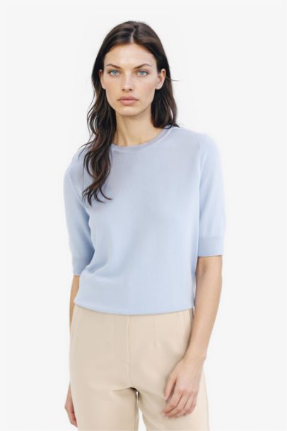 Pull en tricot à Col rond