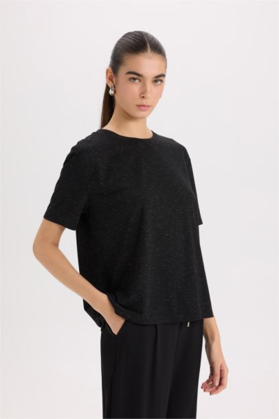 Relax Fit Crew Neck Short Sleeve T-Shirt