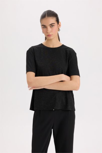 Relax Fit Crew Neck Short Sleeve T-Shirt