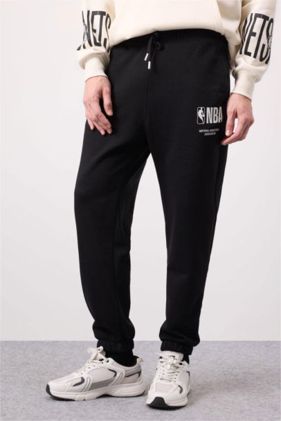 DeFactoFit NBA Wordmark Sports Thick Jogger Sweatpants