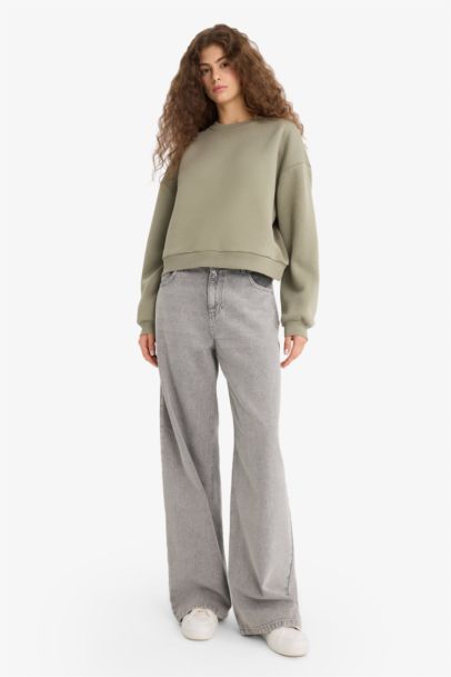 Regular Fit Long Sleeve Sweatshirt