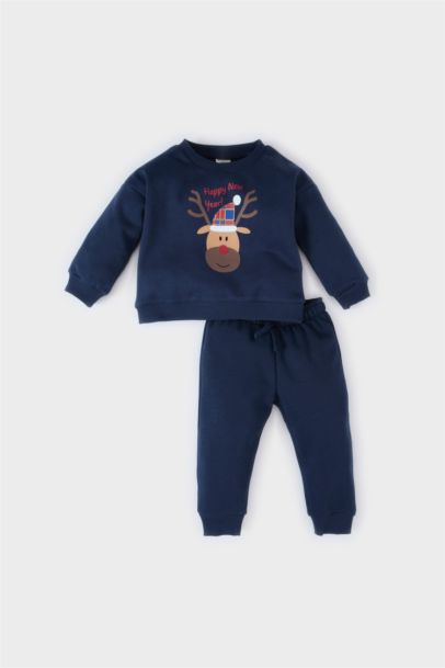 Ensemble de Noël pour bébé garçon : Sweatshirt et  jogging