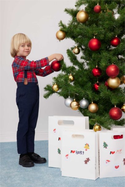 Ensemble en 3 pièces: Chemise, bretelles et pantalon pour BéBé Garçon