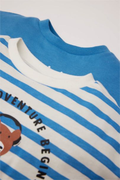 Baby Boy Printed 2 Piece Long Sleeve T-Shirt