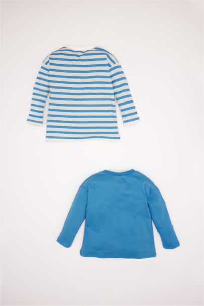 Baby Boy Printed 2 Piece Long Sleeve T-Shirt