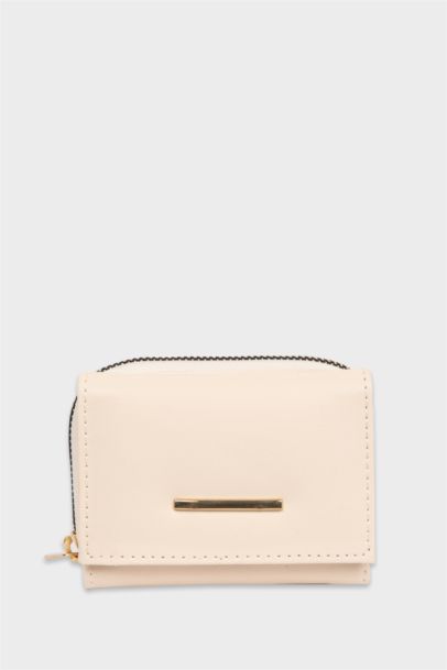 Kadın Fermuarlı Suni Deri Cüzdan