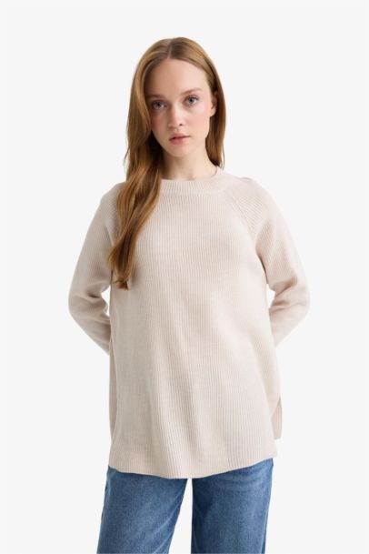 Pull à col rond Coupe régulière