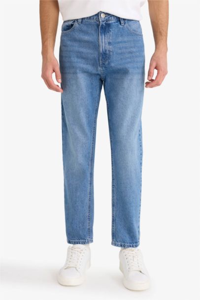 90’S Slim Fit Super Skinny Hem Denim Trousers