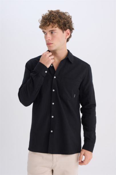 Regular Fit Cotton Long Sleeve Shirt