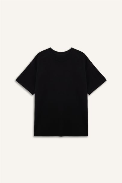 Oversize Fit Modal Crew Neck Short Sleeves Sports T-shirt