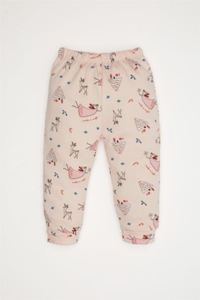 بيجاما برقبة مستديرة من قطعتين