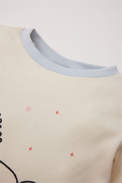 Baby Girl Unicorn Printed Top Bottom 2 Piece Pajama Set