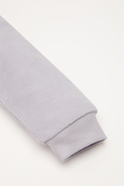 بيجامة الكريسماس مطبوعة برقبة مستديرة من قطعتين للبيبي بنت