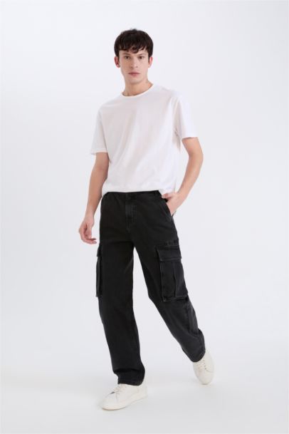 релакс пішімі деним кең етек Шалбар