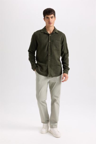 بنطلون سادة تشينو برجل عادي