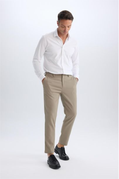 Летние джоггеры с карманами из ткани