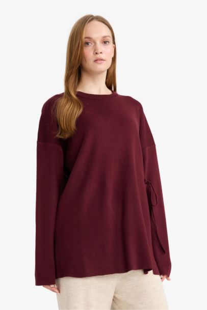 Regular Fit Crew Neck Tunic