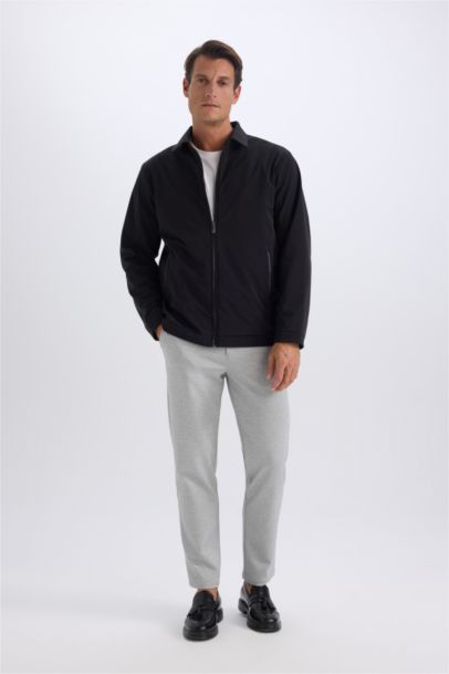 جاكيت خفيف سليم فيت بياخة بولو مبطن