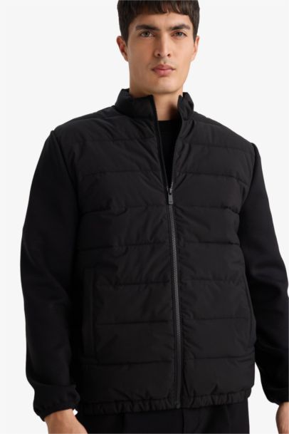 Slim Fit Lined Puffer Jacket