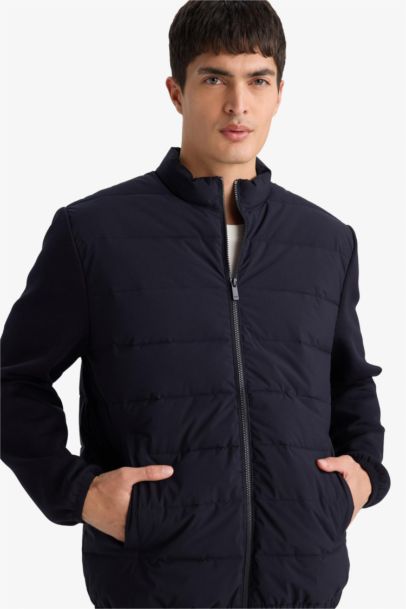 Slim Fit Lined Puffer Jacket