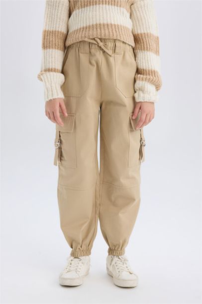 بنطلون بناتي قطن