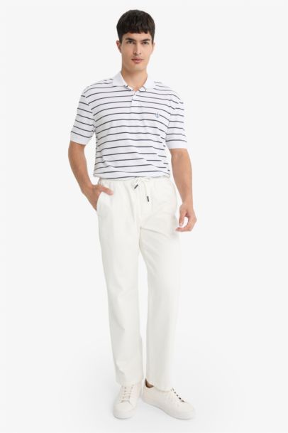 تيشيرت بولو قصة عادية بياقة بولو