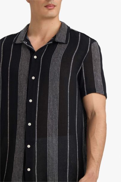 Regular Fit Yazlık Polo Yaka Pamuklu Kısa Kollu Gömlek