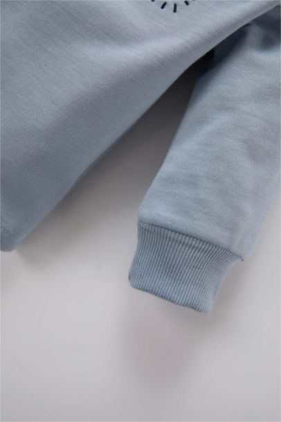 Ensemble Sweatshirt à col rond imprimé et Jogging pour bébé garçon