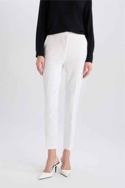 Regular Hem Double Pocket Trousers